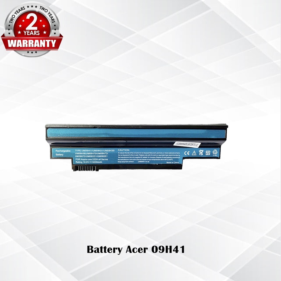 Battery Acer UM09H41 / แบตเตอรี่โน๊ตบุ๊ค รุ่น UM09H31 UM09H36 UM09H41 UM09H51 (OEM) *รับประกัน 2 ปี*