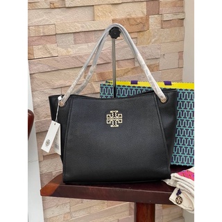 งานช็อป 💕TORY BURCH Britten Small Slouchy Leather Tote Bag (New collection 2021)