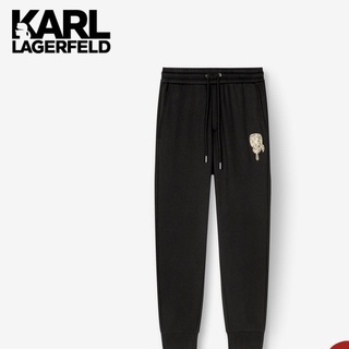 Karl Lagerfeld Karl Lagerfeld ใหม่ กางเกงกีฬา ขายาว แบบบาง สําหรับผู้ชาย 216N1009