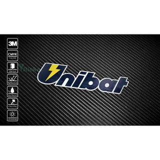 สติ๊กเกอร์ติดรถ Sticker Unibat 093