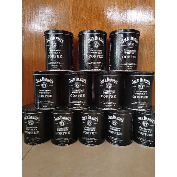 มีตำหนิ/บุบเล็กน้อย ตามรูป (พร้อมส่ง + ของแถม) กาแฟ Jack Daniel's 250 g
