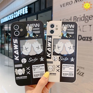 [Ready Stock] Xiaomi Mi 11 Lite Poco F3 M3 11T 12 Redmi 10 Note 10s 10 9 9s 8 Pro Case Tide brand Kaws bear Phone Casing Shockproof Soft Silicon Protective Cover