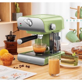 เครื่องชงกาแฟกึ่งอัตโนมัติของอิตาลีในครัวเรือน Household semi-automatic Italian coffee machine