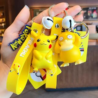 POKEMONการอนุญาตที่แท้จริง Pikachu พวงกุญแจ