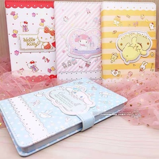 สมุดโน้ต ลายซาริโอ้ (my melody ,, hello kitty ,, cinamonroll ,, pompompurin)