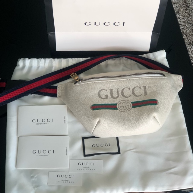 Gucci Logo belt bag แท้