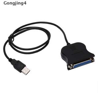 Gongjing4 Ieee 1284 25-Pin พอร์ต Usb 2.0 สายเคเบิ้ลเครื่องพิมพ์ Usb To Parallel อะแดปเตอร์