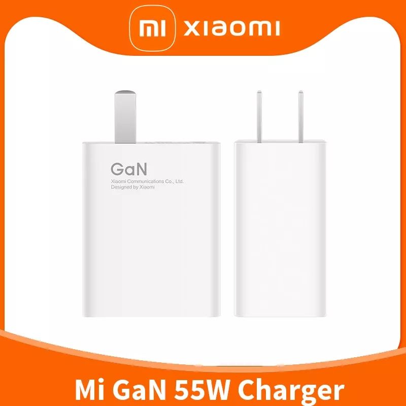 สายชาร์จแท้ Xiaomi Mi GaN 55W แท้ USB Super Charger For Xiaomi 11 Pro 11S Note 10 Pro Redmi K40 Pro Poco F3 X3 Pro