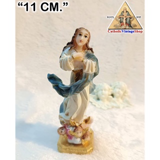 รูปปั้น พระแม่มารีย์ "Vrigin mary" แม่พระ รูปปั้นแม่พระ  คาทอลิก Catholic คริสต์ Statue Figurine religion