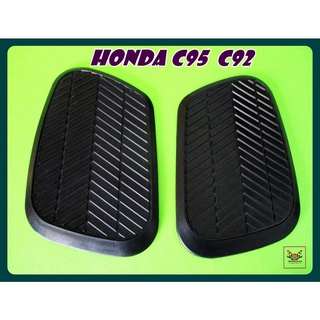 HONDA C95 C92 CA95 CA92 CA160 FUEL TANK RUBBER KNEE PAD "BLACK" (1 PAIR) // ยางข้างถัง ยางรองเข่าข้างถัง สีดำ (1 คู่)