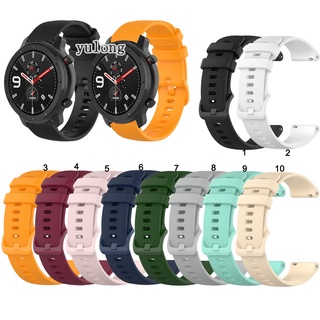 สายนาฬิกาข้อมือซิลิโคน สําหรับ Huami Amazfit GTR 2 3 4 42 มม. 47 มม. GTR2 GTR 2E GTR4 GTR3 Pro