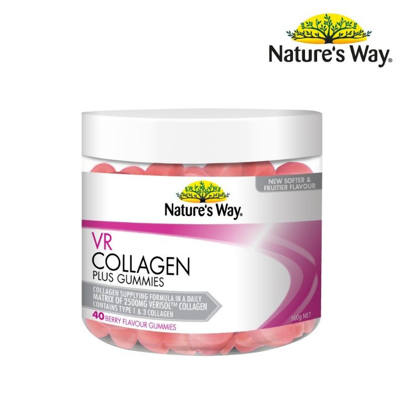 Nature's Way คอลลาเจน VR Collagen Collagen gummies กระปุกละ 40 เม็ด