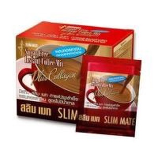 Mistine S-Mate Instant Coffe Mix Plus Prune กาแฟปรุงสำเร็จผสมผงพรุน,ถั่วขาว,คอลลาเจน