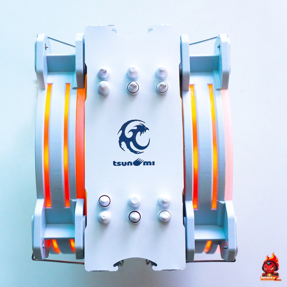 มีโค้ด10% TSUNAMI CPU COOLER TSS-9100 RGB (White)