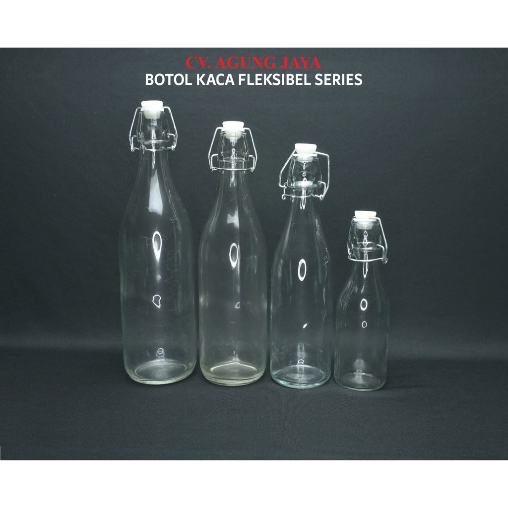 ขวดเครื่องดื่ม/ ยืดหยุ่น N 30 ขวดแก้วกลม/ขวดน้ําผึ้ง/ขวด Sirup/250/500/750/1000 Ml/Yk