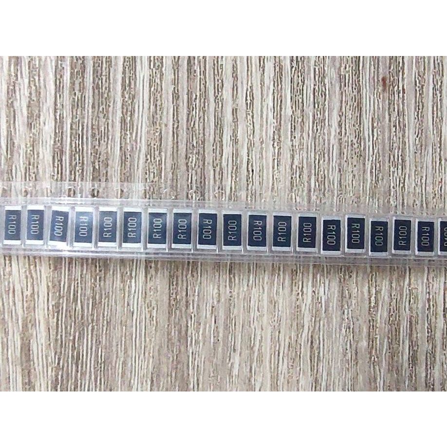(10ตัว)SMD Resistor 2512 1W 0.1R R100 10R 50R 100R รีซิสเตอร์ชิป ชิปตัวต้านทาน