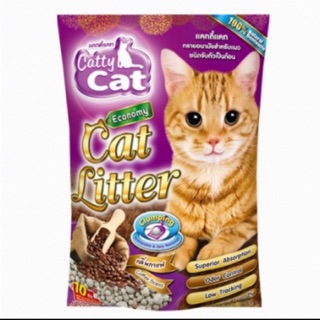 ทรายแมว Catty Cat แค็ทตี้แค็ท  กลิ่นกาแฟ (ขนาด 10 ลิตร)