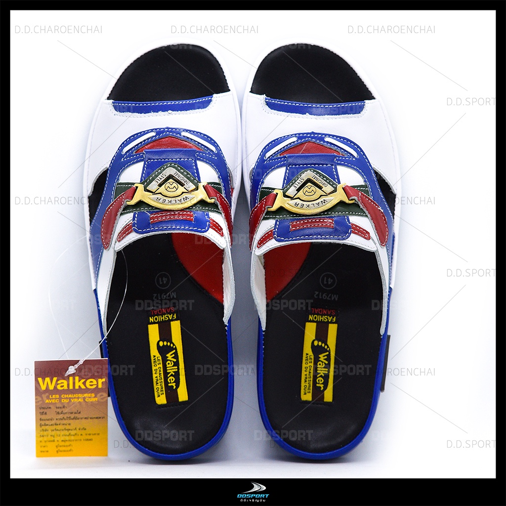 Walker M7912 รองเท้าแตะหนังแท้วอคเกอร์ ทรงเทวิน