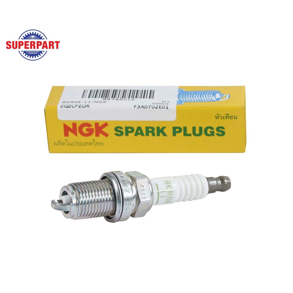 หัวเทียน BKR6E11 NGK(GE) (BKR6E-11-NGK) | Shopee Thailand