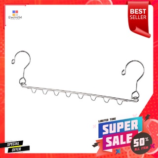 ขอแขวนไม้แขวนเสื้อ 8 ช่องสเตนเลส PLIMSTAINLESS STEEL CLOTH HANGING RAIL WITH 8 HOOKS PLIM