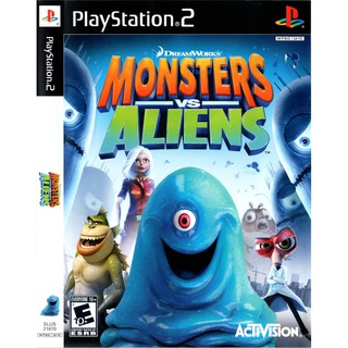 แผ่นเกมส์ Monsters vs. Aliens PS2 Playstation2 คุณภาพสูง ราคาถูก