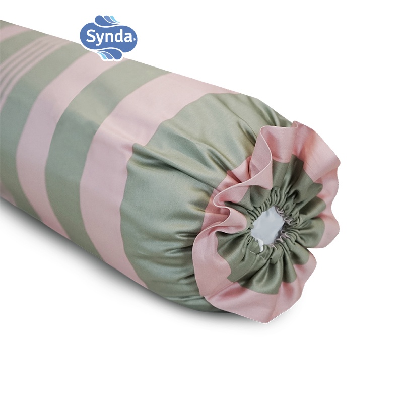 Synda ปลอกหมอนCotton ทอ 500 เส้นด้าย รุ่น SMOOTHLY GREEN / PINK