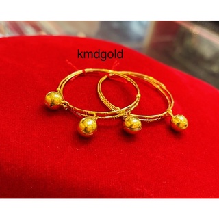 KMDGold กำไลข้อเท้าเด็ก 2สลึง สินค้าทองแท้ พร้อมใบรับประกัน