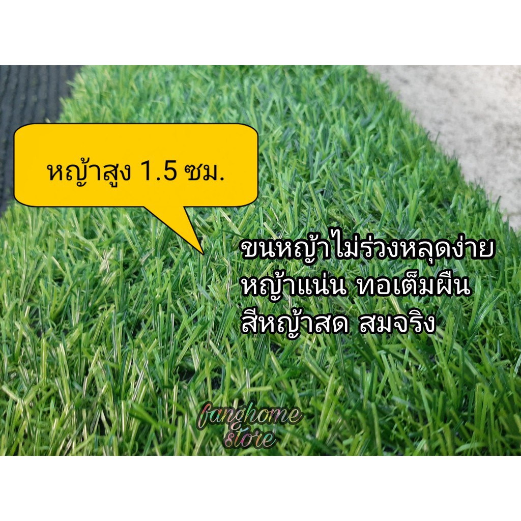 ☒☫∈[fanghomestore] หญ้าเทียม หญ้าเทียมเกรด A หญ้าเทียมปูพื้นตกแต่งบ้าน แต่งสวน ขนาด 1x2 เมตร