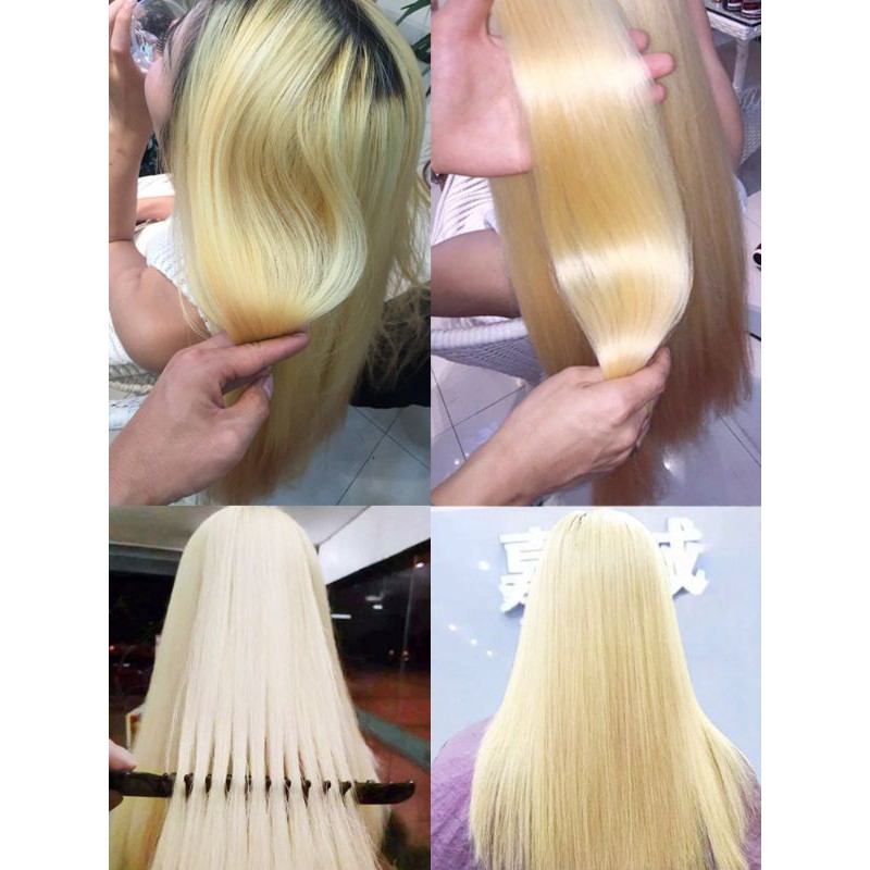 ผงฟอกสีผม ผงกัดสีผมฟอกผมขาวไว เปลี่ยนสีผมได้ง่ายถนอมเส้นผมไม่ทำให้ผมเสีย แบบสีธรรมชาติ ขนาด 500 g มีสินค้าพร้อมส่ง - รูปที่ 4