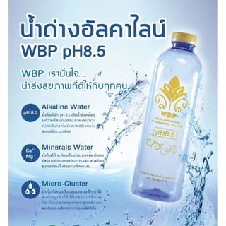 น้ำด่างอัลคาไลน์WBPpH8.5 ขายยกแพค12ขวด