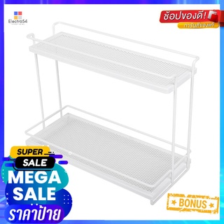 ชั้นวางขวดเครื่องปรุง 2 ชั้น KECH สีขาว2-TIER KITCHEN RACK KECH WHITE