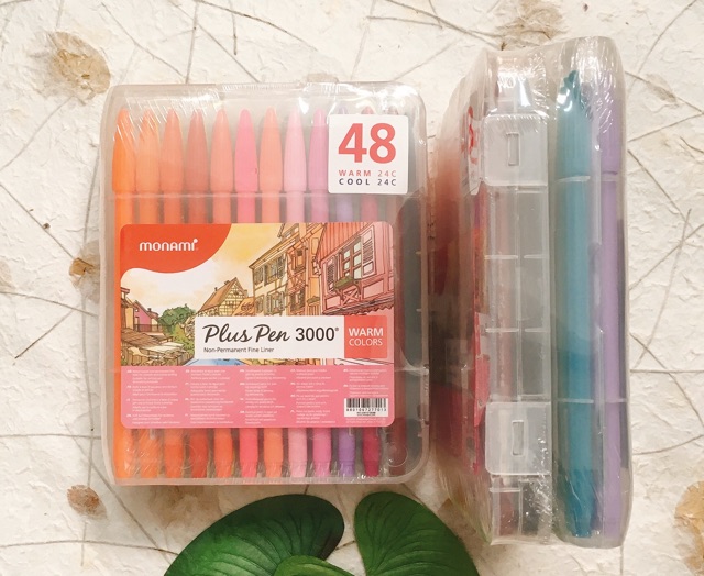 🔥(แบบ set)🔥ปากกาสีโมนามิ พลัสเพน MONAMI Plus Pen 3000 ปากกาโมนามิหัวเล็ก ปากกาสีนำ้หัวเล็ก🔥