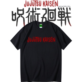 เสื้อคู่วินเทจ - **พร้อมสต็อก**JUJUTSUKAISENพิมพ์กราฟิกแขนสั้นเสื้อยืดUnisexแฟชั่น/คู่/เสื้อยืดขนาด