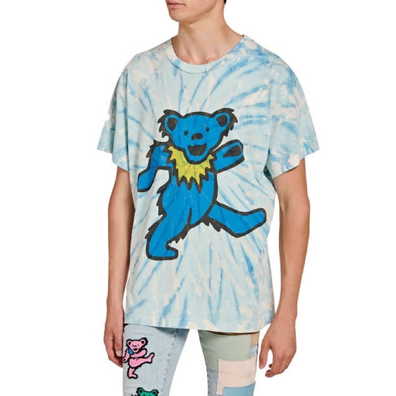Amiri Grateful Dead Bear Tie Dye Tee ของแท้