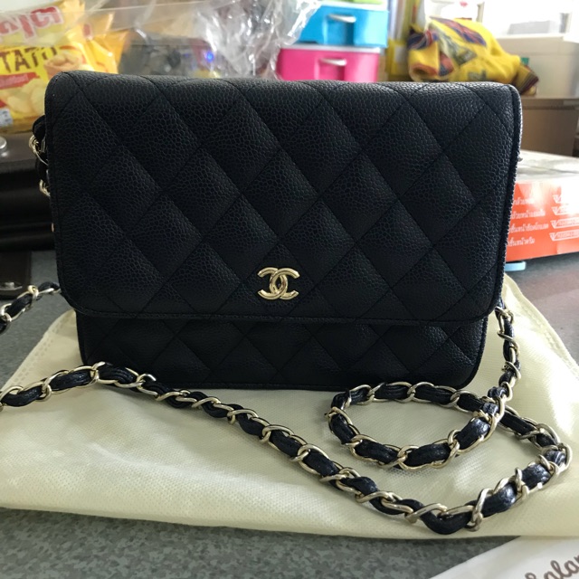 🚩New พร้อมส่ง แบรนด์ : Chanel woc เกรด : Premium ⭐️Size 8