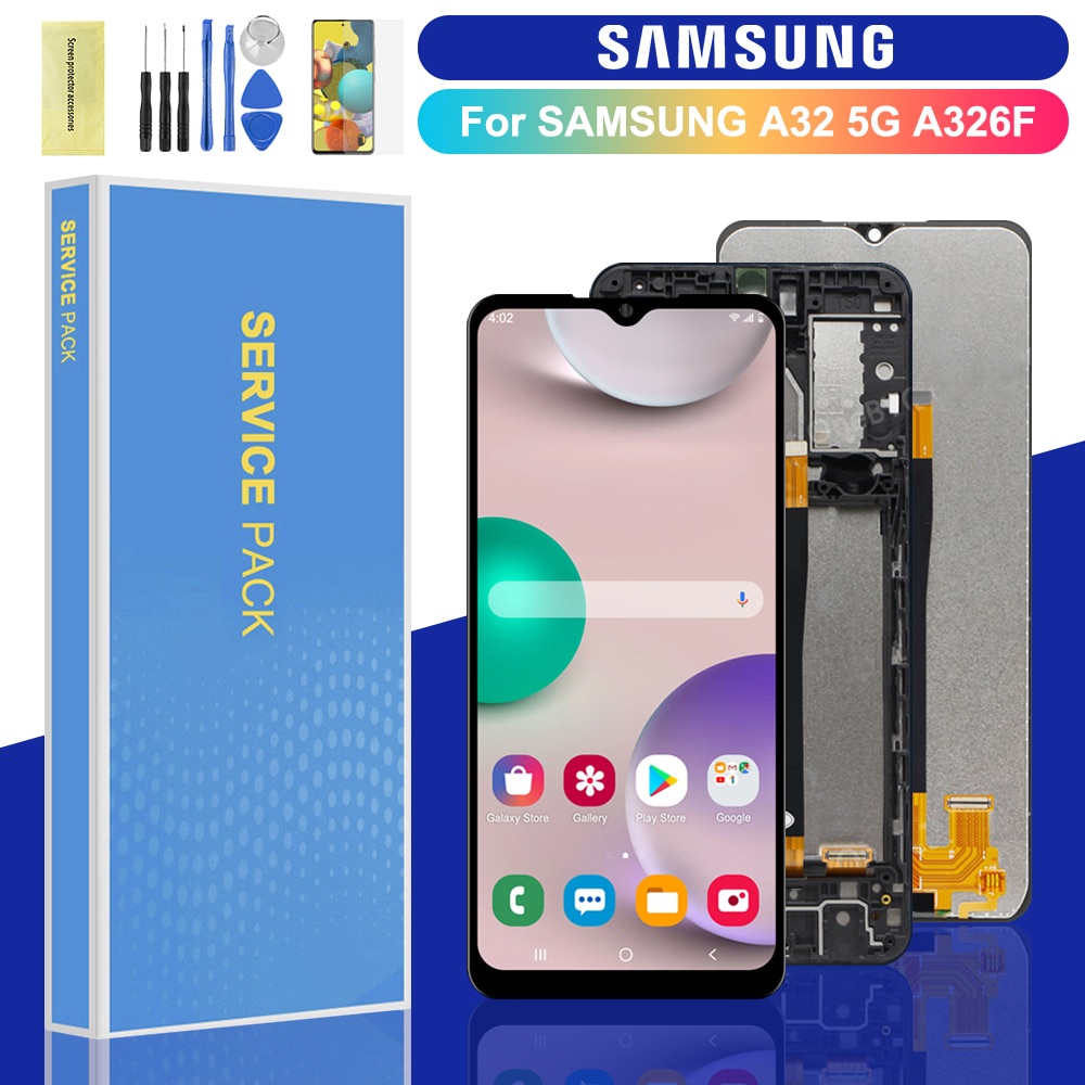 6.5 & 39;& 39; Samsung Galaxy A32 5G A326B จอแสดงผล LCD หน้าจอสัมผัสสําหรับ Samsung SM-A326U A326B/D