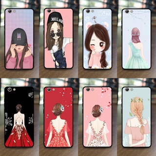 เคส Vivo Y69 ลายผู้หญิง ขอบนิ่มหลังแข็ง เคสมือถือ เคสโทรศัพท์ Case เคส TPU ขอบนิ่มหลังแข็ง ไม่ขูดตัวเครื่อง ไม่กัดขอบ