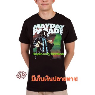 T-shirt  เสื้อวง Mayday Parade เสื้อผ้าแฟชั่น  ร็อคในตำนาน ลายอมตะ เสื้อวินเทจ RCM1428S-5XL