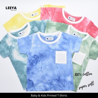 Leeya เสื้อยืดเด็ก (ลายมัดยอม) เสื้อยืดเด็กชาย เสื้อผ้าเด็ก เสื้อยืดเด็กชาย Baby &amp; Kids Tshirt