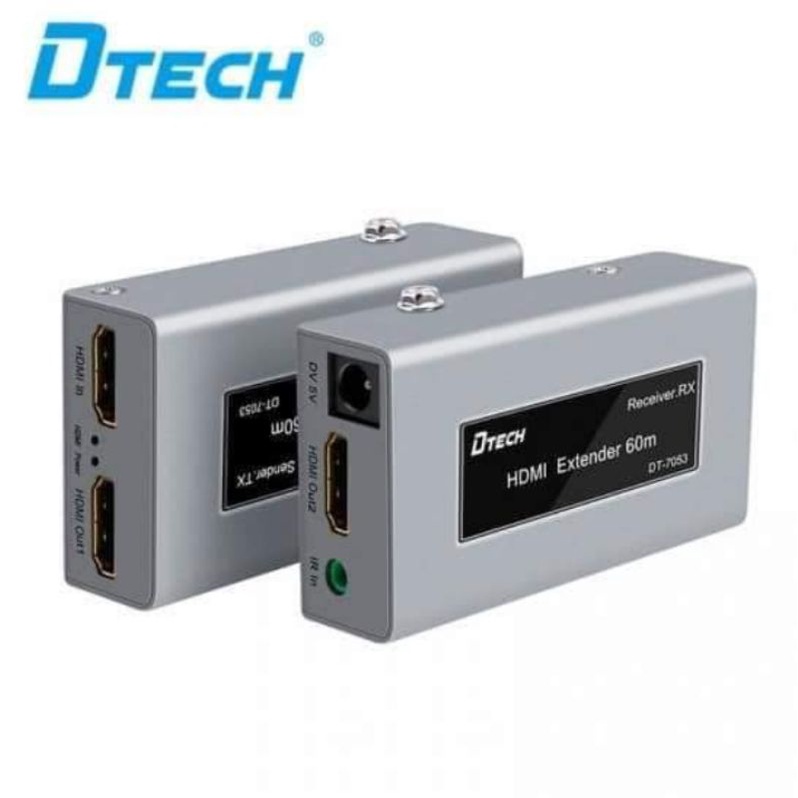 กล่องขยายสัญญาณ HDMI Extender  60m. รุ่น(DT-7053)VD007A