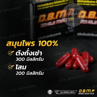 (ของแท้จากบริษัทโดยตรง) D.B.M.P. ดับเบิ้ลแม็กพลัส แบบแผงขนาดทดลอง