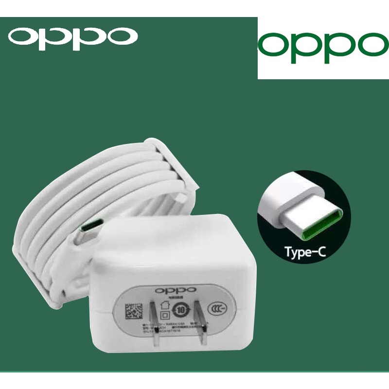 ชุดหัวสายชาร์จแท้​ OPPO​ 20W​รองรับมือถือหลายรุ่น เช่น Reno1/2F/R17/Reno 3 Pro REAL 5 PRO SEIRES​รองรับระบบ VOOC 3.0 แท้