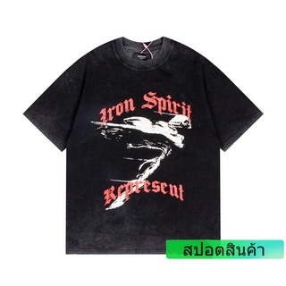 เสื้อยืดลําลอง ผ้าฝ้าย แขนสั้น พิมพ์ลายนางฟ้า REPRESENT สไตล์สตรีท แฟชั่นสําหรับผู้ชาย และผู้หญิง