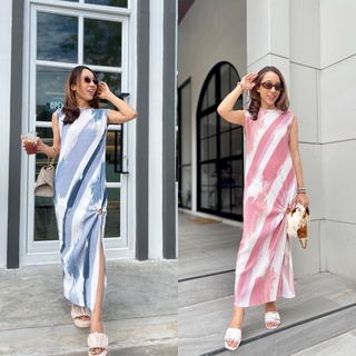 Ladyiconz - Pastel Pleate Dress เดรสอัดพลีท สีพาสเทล