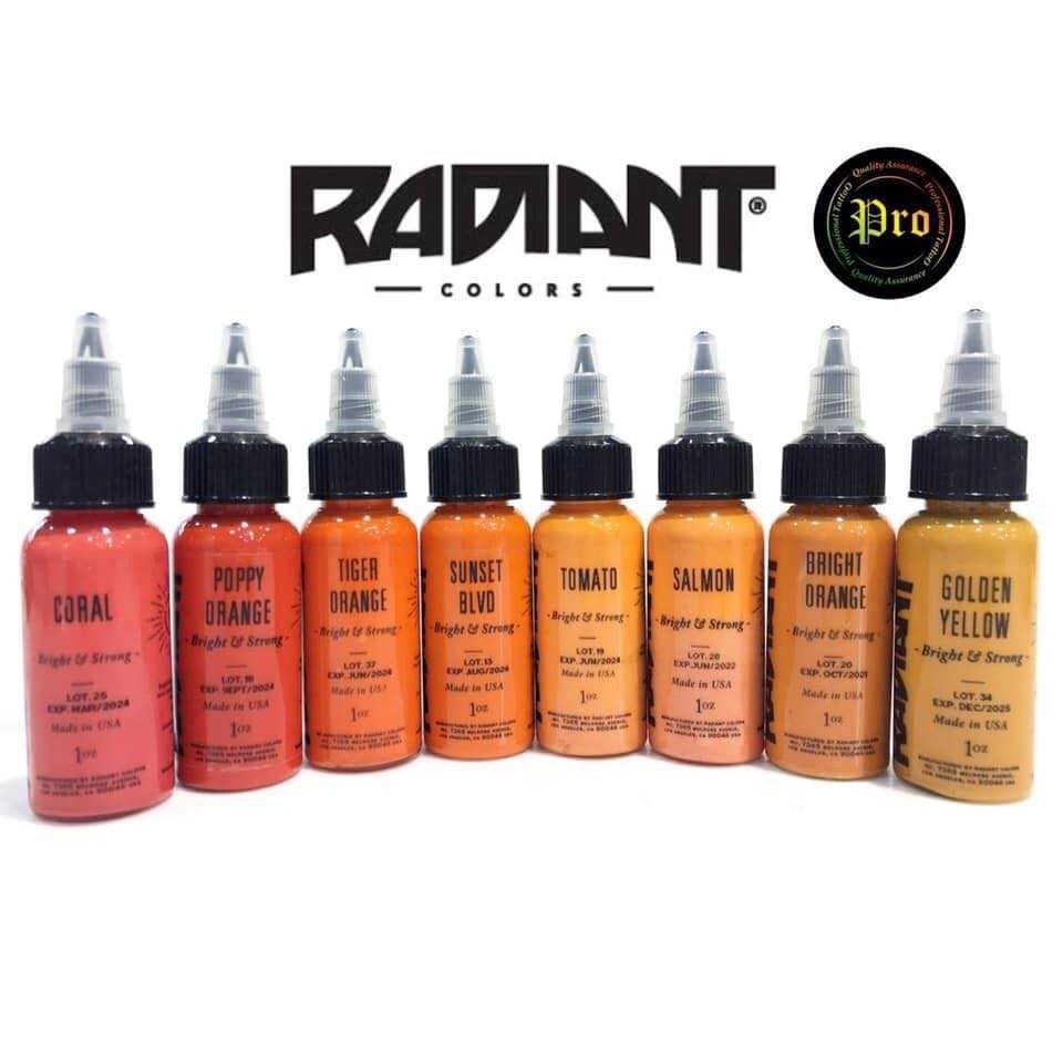 สีสัก Radiant Colors Tattoo Ink 1 oz Red Orange