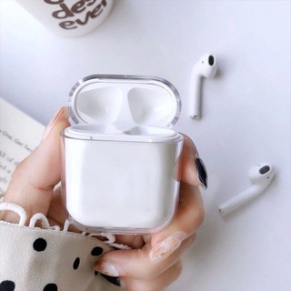 Earphone protective cover for Airpods 2 Transparent accessory earphone soft TPU protective cover for AirPods protective cover