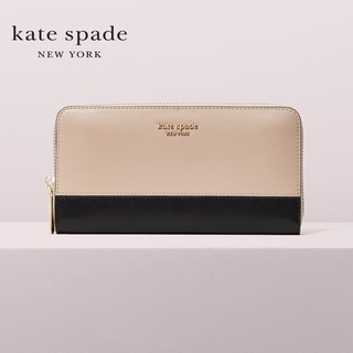 KATE SPADE NEW YORK SPENCER ZIP AROUND CONTINENTAL WALLET PWRU7750 กระเป๋าสตางค์