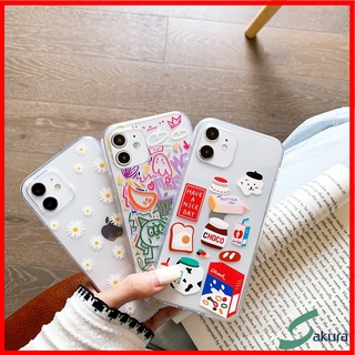 เคสโทรศัพท์มือถือซิลิโคนใส ลายดอกเดซี่ สําหรับ Xiaomi Redmi Note 11 11s 10 9s 9 8 Pro Mi 11t 10T Redmi 10C 9A 9C 9 Poco X3 Nfc Pro H 555