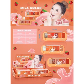 MC5030 อายแชโดว์ILA COLOR อายแชโดว์แต่งตาแบบมินิ  อายแชโดว์พกพาง่าย สีสวยน่ารักๆ🍓