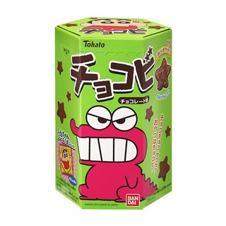 🦖ขนมชินจัง ช็อกโกบี  Tohato Chocobi Chocolate Snack 25g